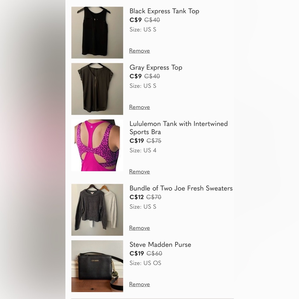 Bundle of Various Items